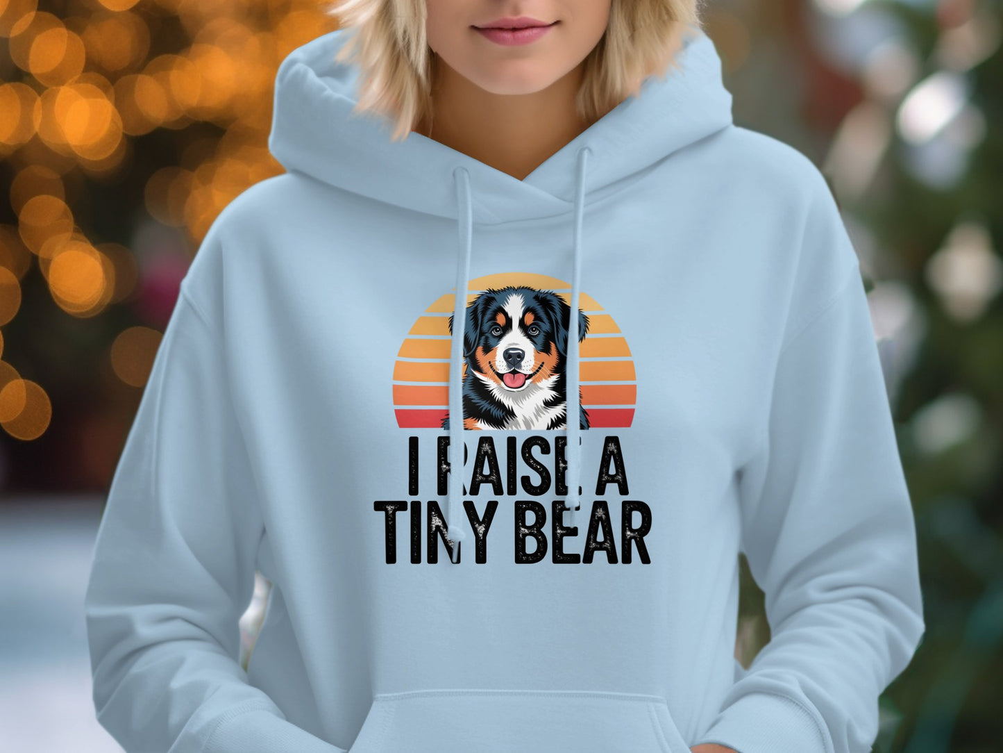 I Raise A Tiny Bear Graphic Hoodie product type