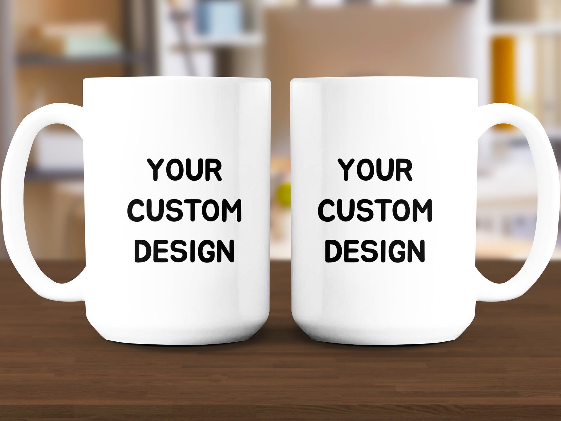 Personalized White Mug with Custom Design Print product type