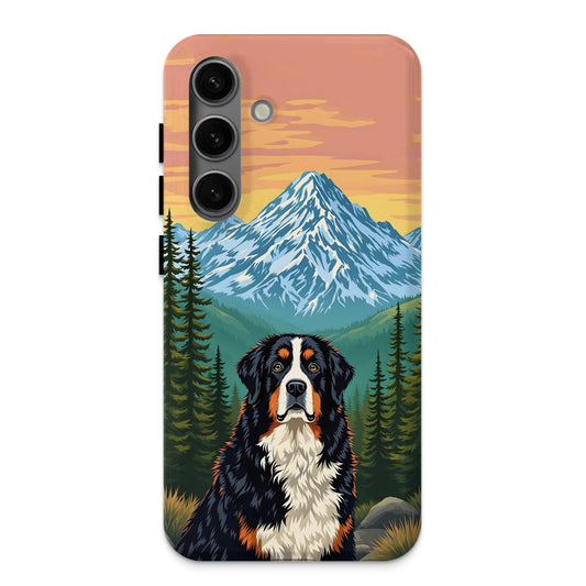 Mountain Scene Dog Print Phone Case product