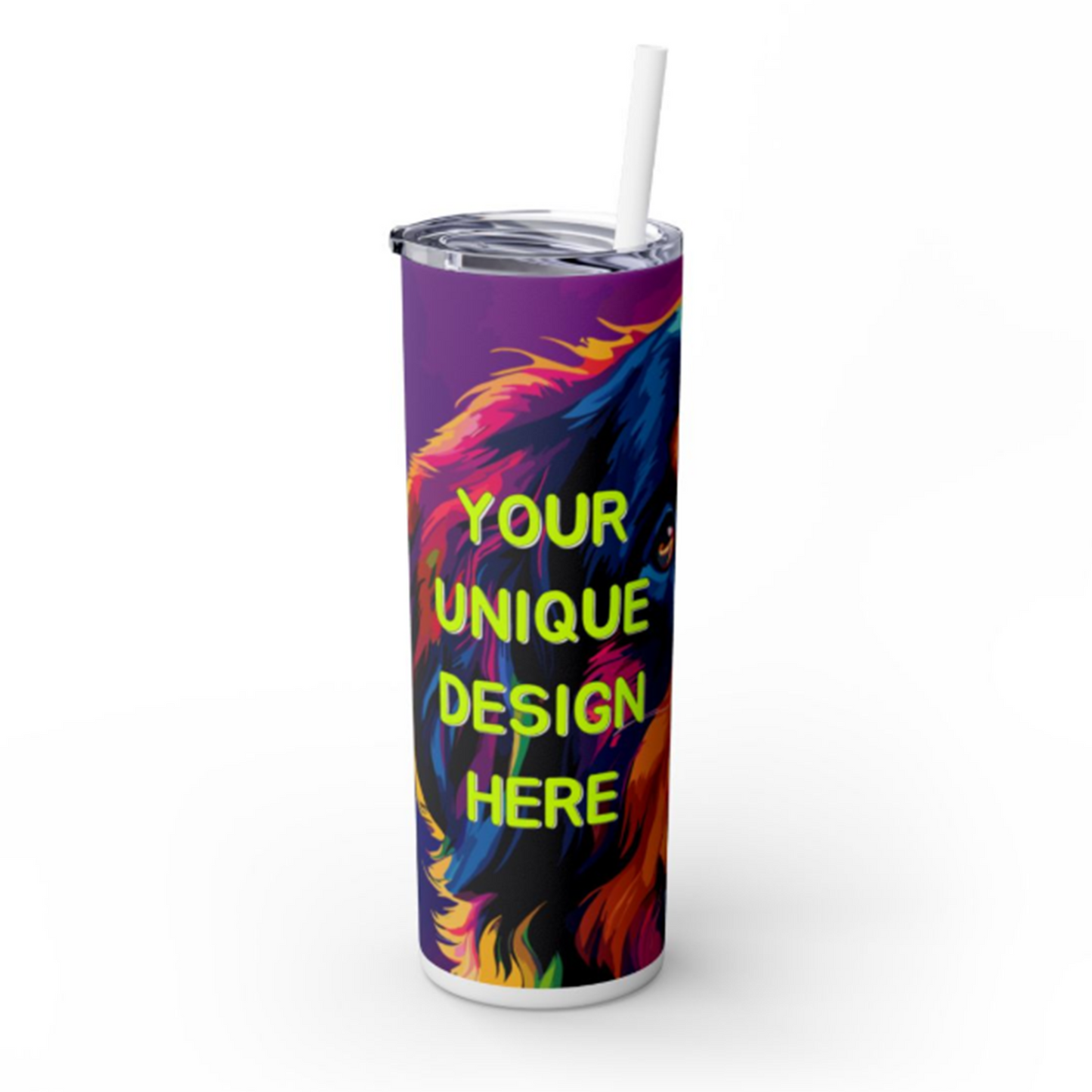 Skinny Tumbler with Straw