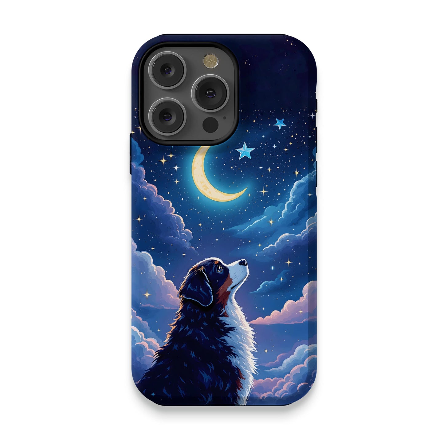 Beautiful Night Sky Dog Design Phone Case product type
