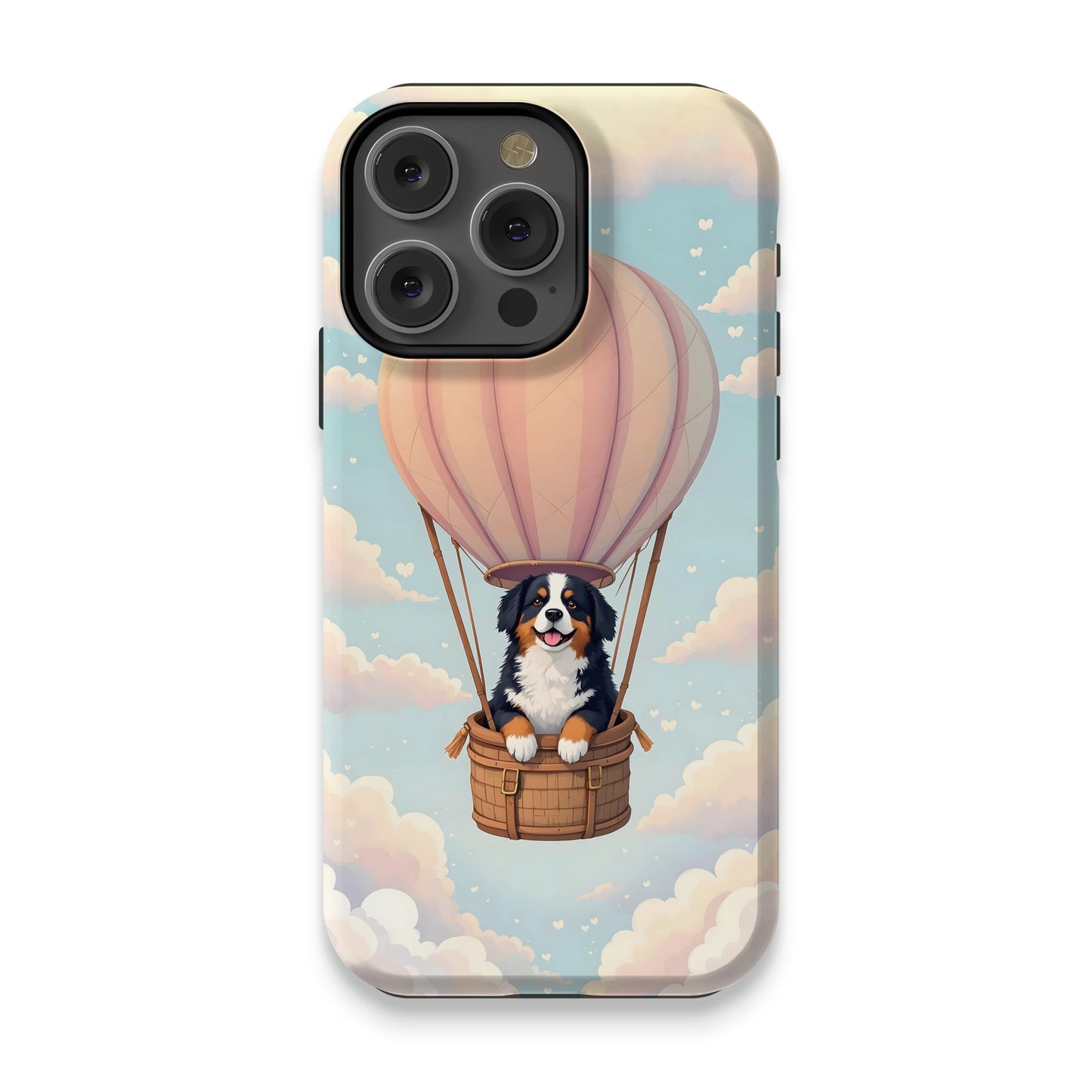 Cute Dog in Hot Air Balloon Phone Case product