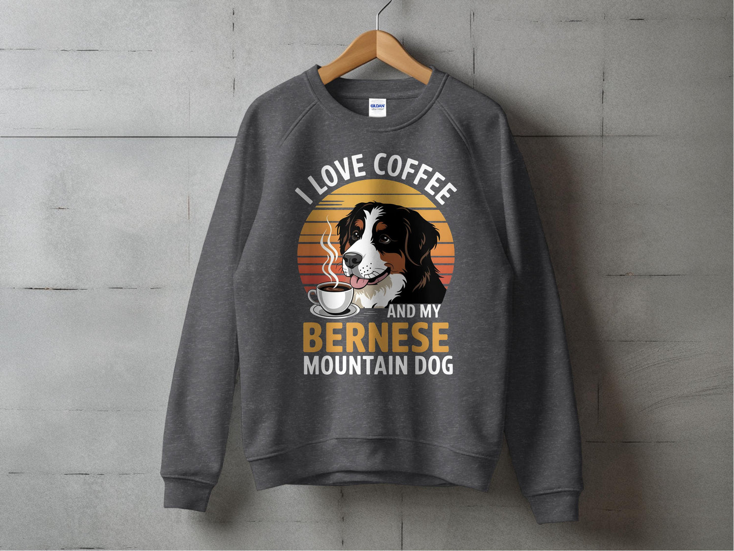 I Love Coffee and My Bernese Mountain Dog product type