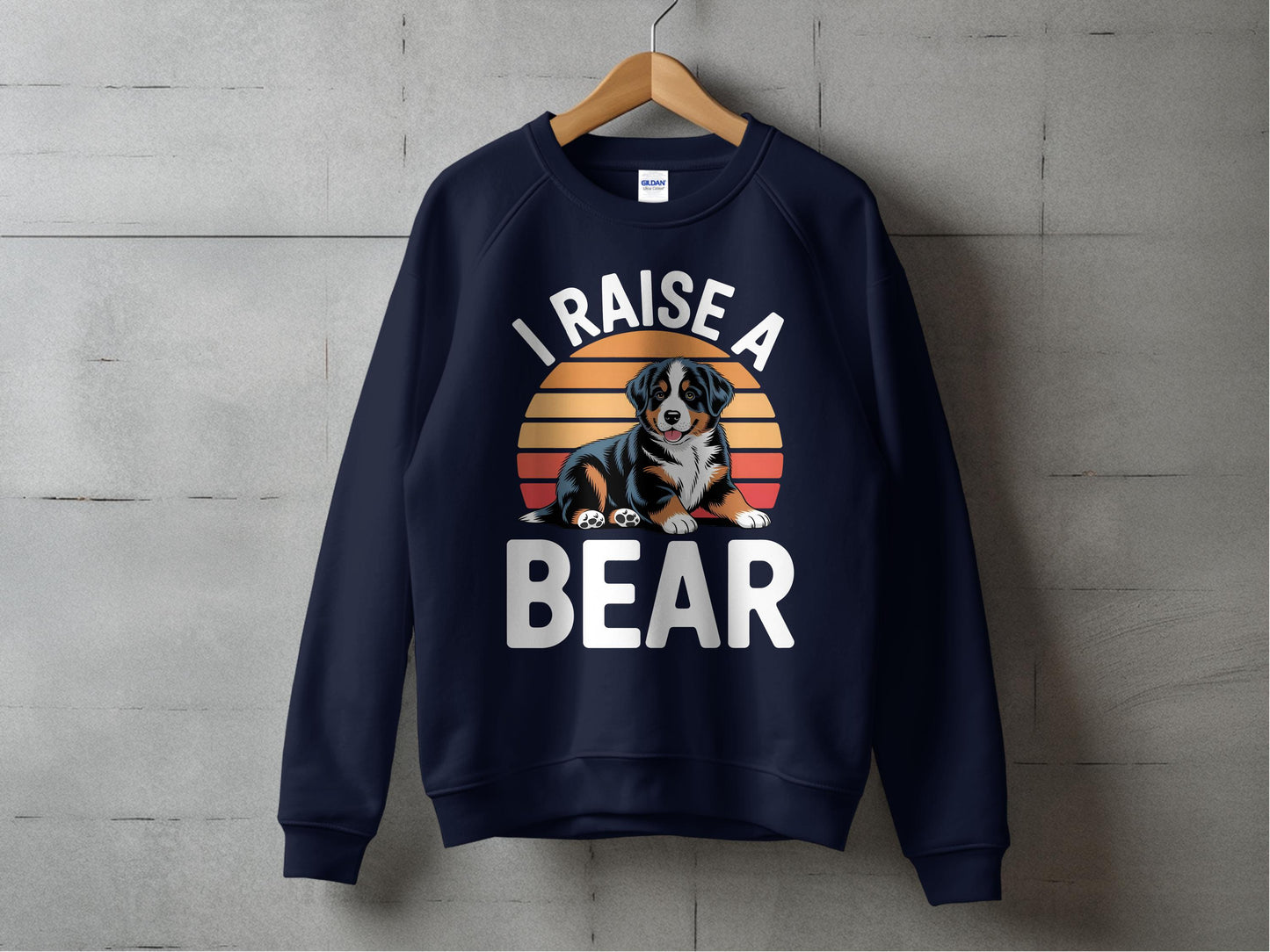 I Raise A Bear Printed Casual Wear Sweatshirt product