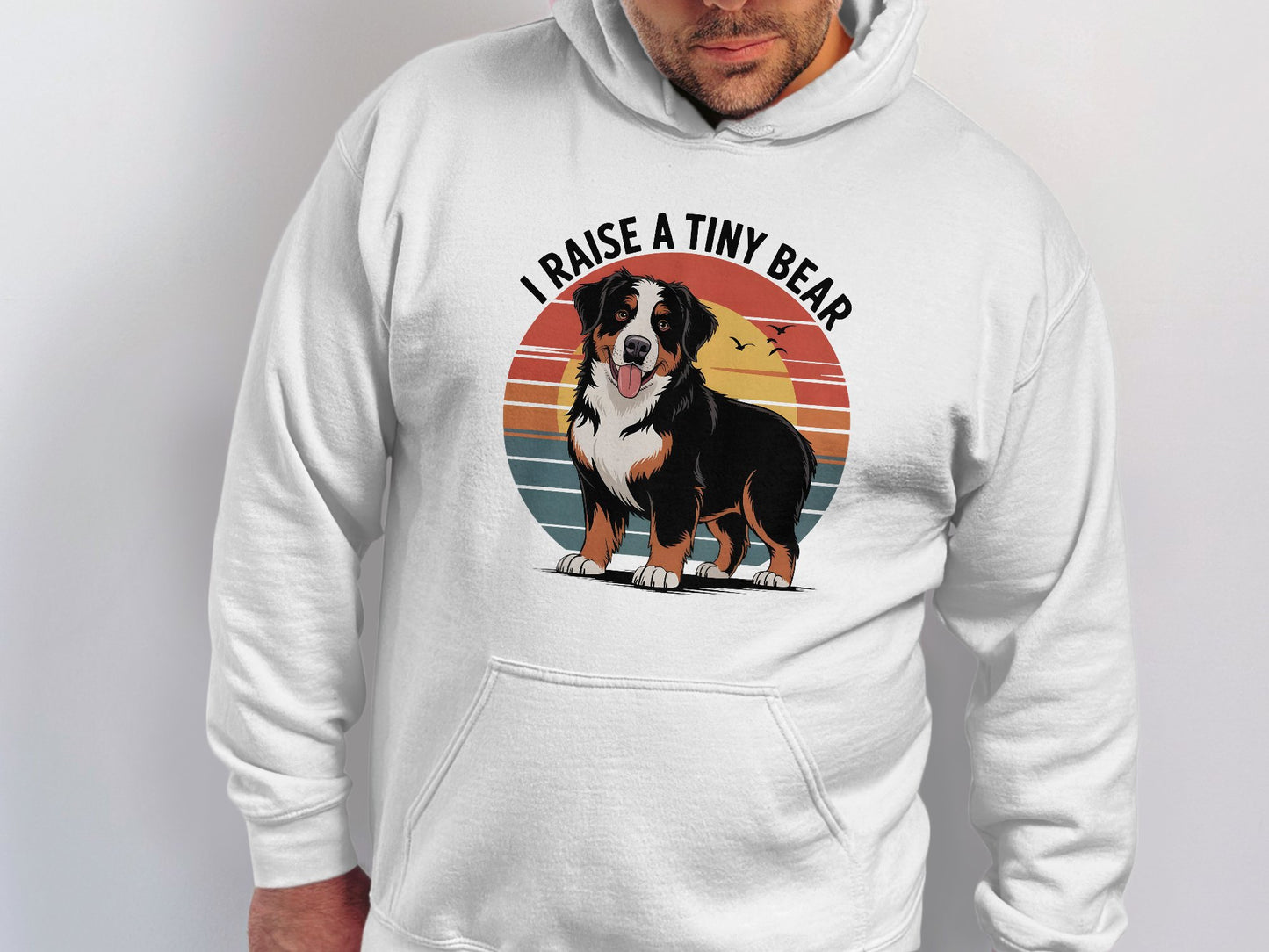 I Raise a Tiny Bear Hoodie Graphic Sweatshirt product type