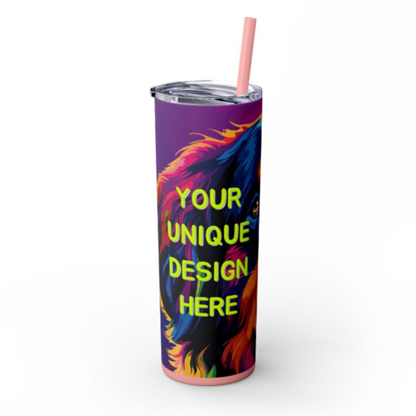 Skinny Tumbler with Straw
