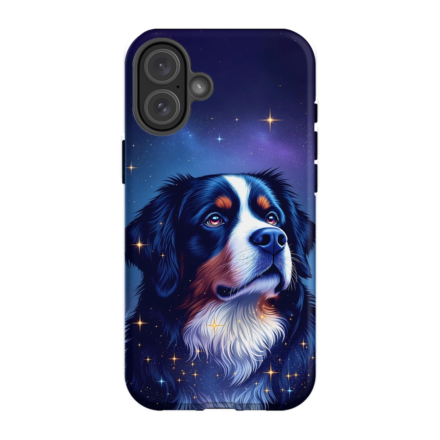 Starry Sky Dog Illustration Phone Case product type
