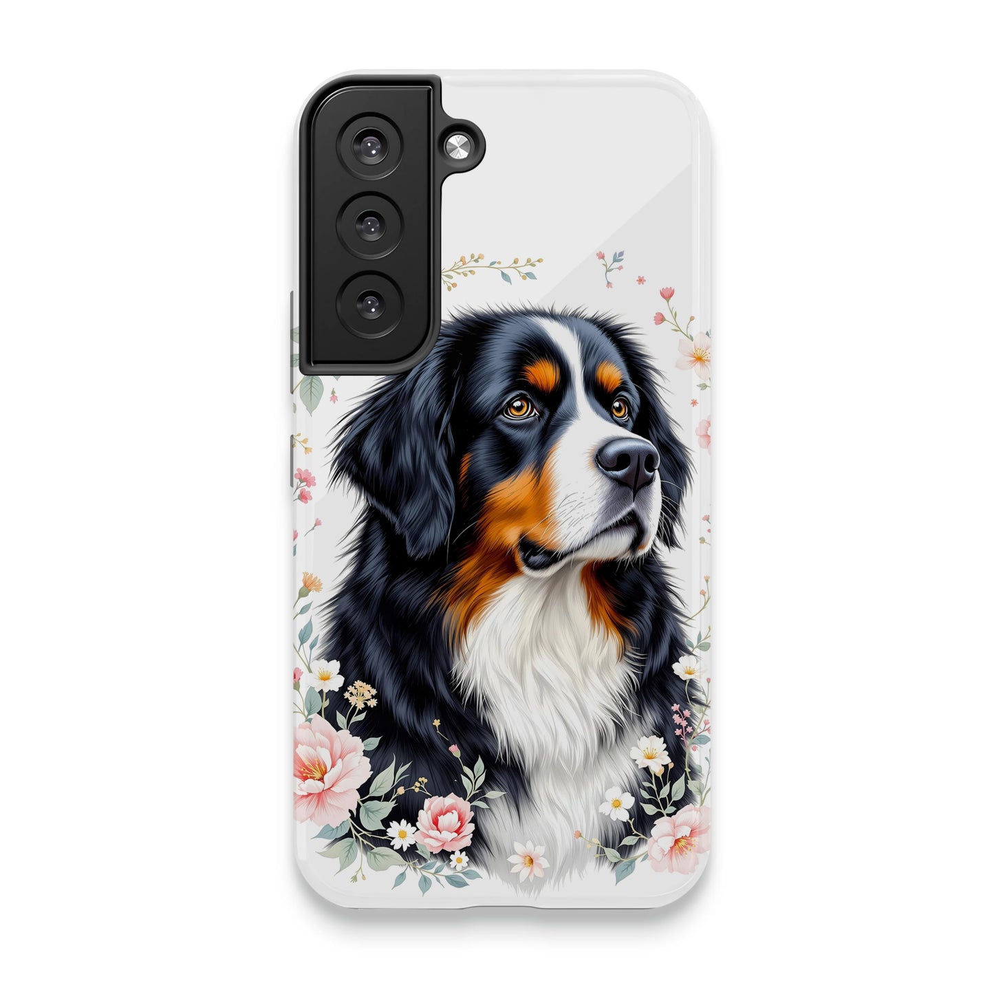 Beautiful Floral Dog Print Samsung Galaxy Case product