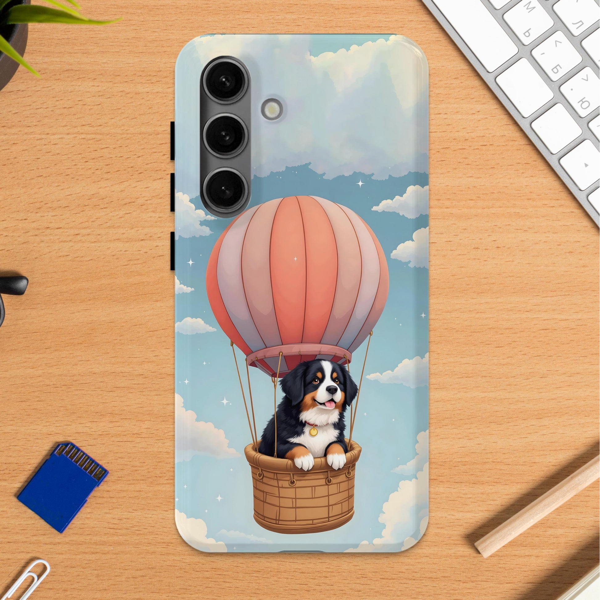 Adorable Dog In Hot Air Balloon Phone Case product type