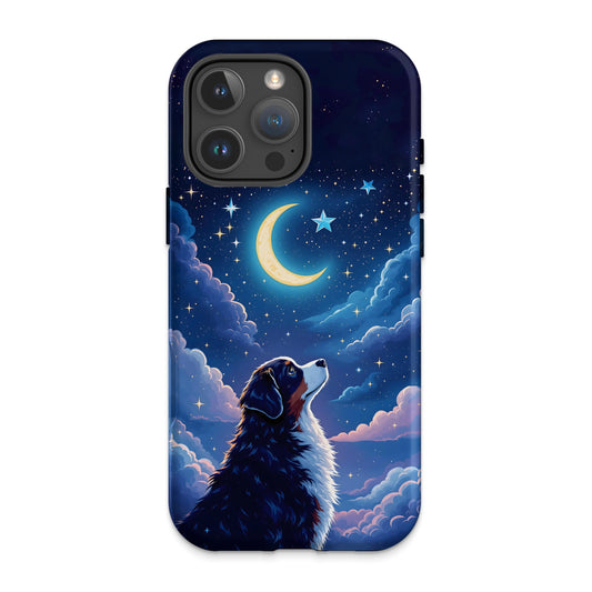 Starry Night Sky with Dog iPhone Case product type
