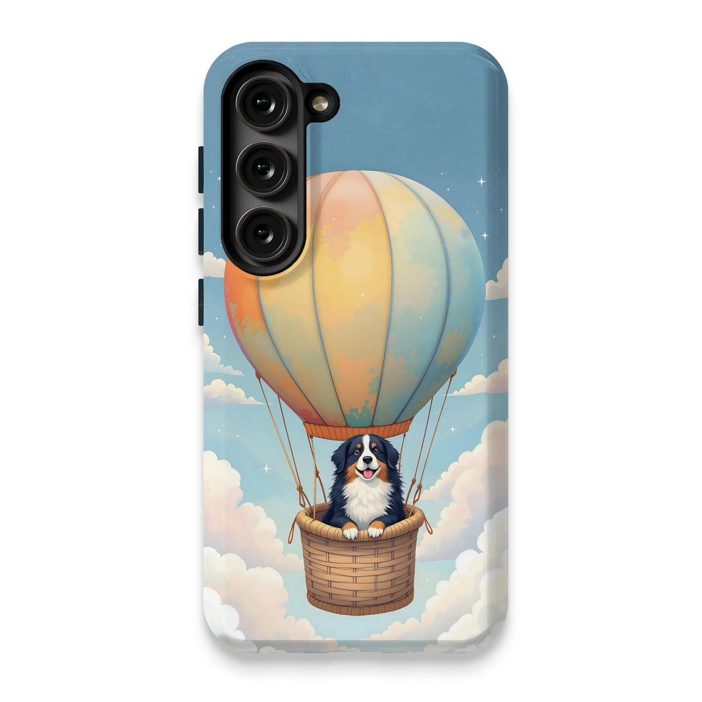 Adorable Hot Air Balloon Dog Design Phone Case product