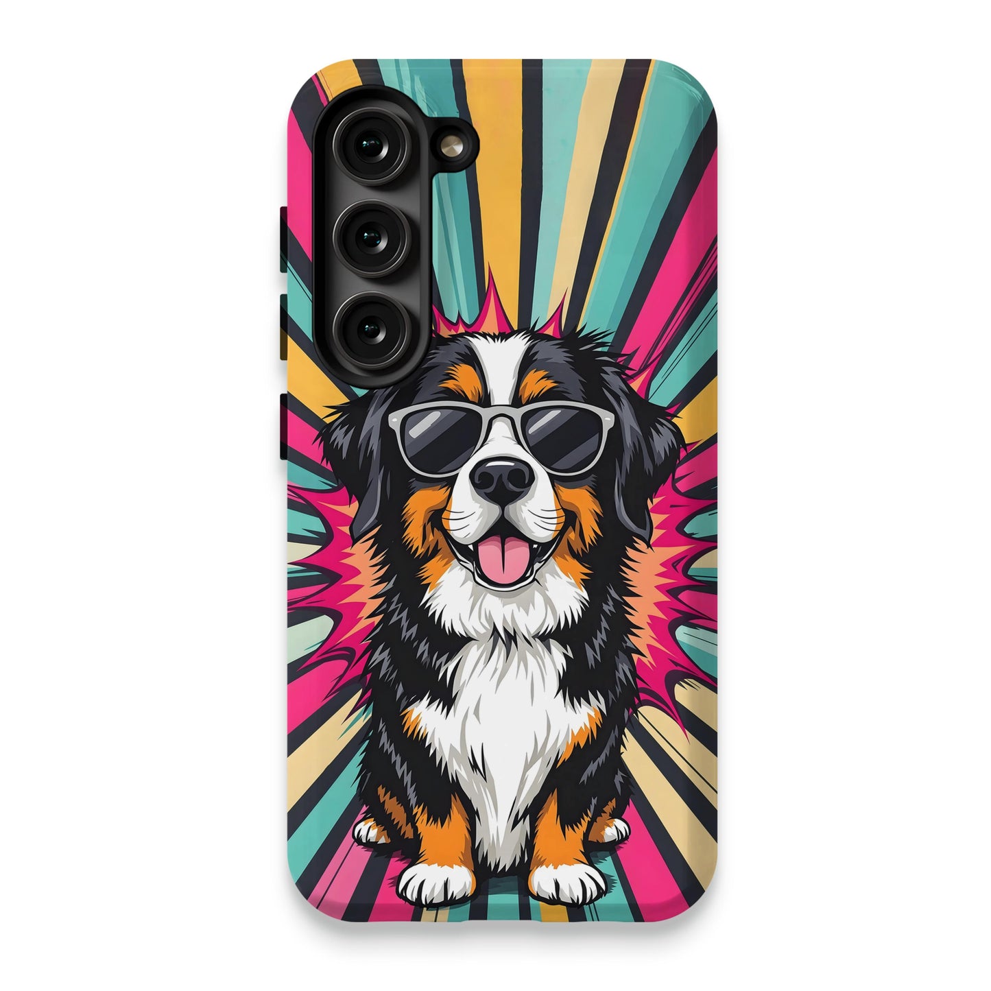 Cool Colorful Sunglasses Dog Design Phone Case product