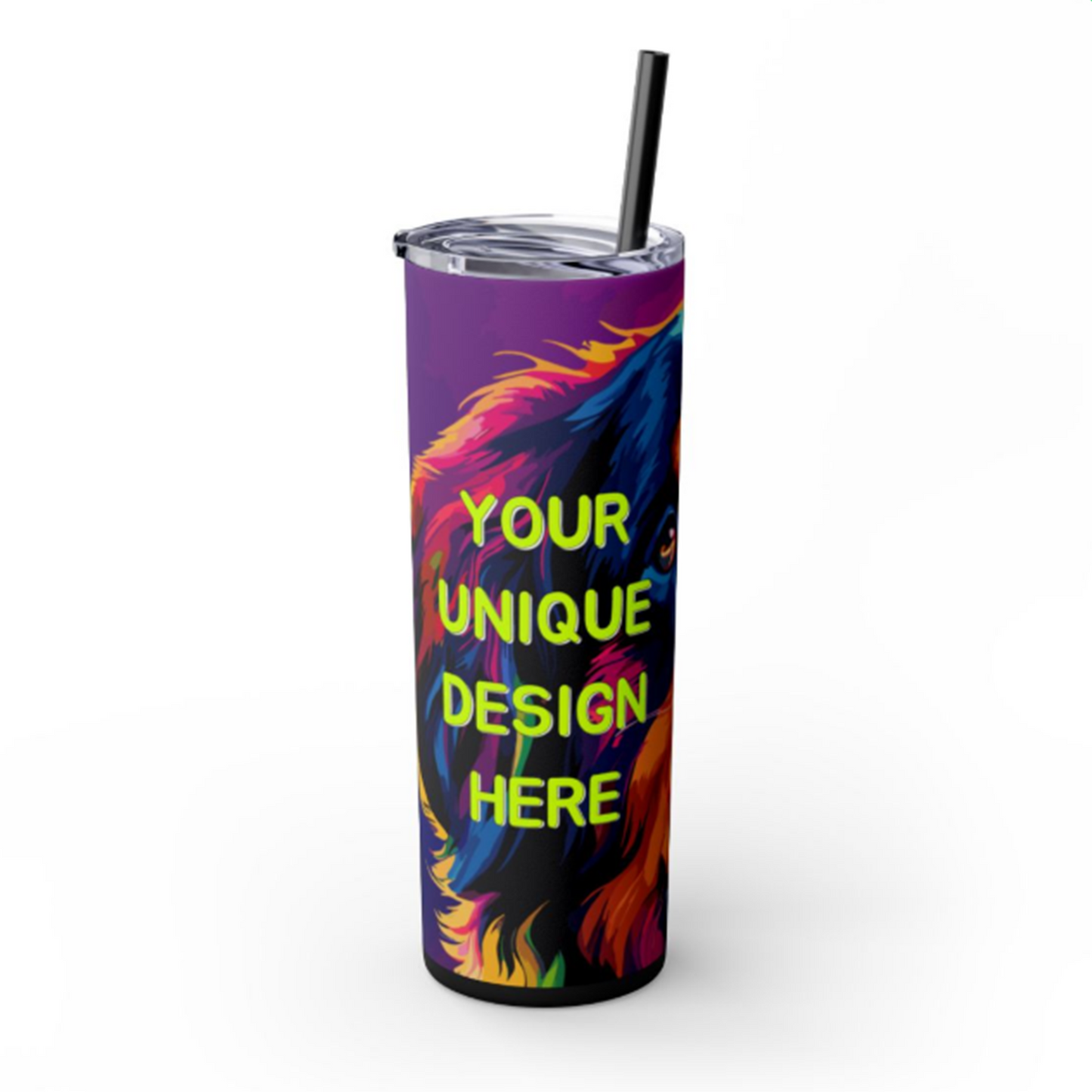 Skinny Tumbler with Straw