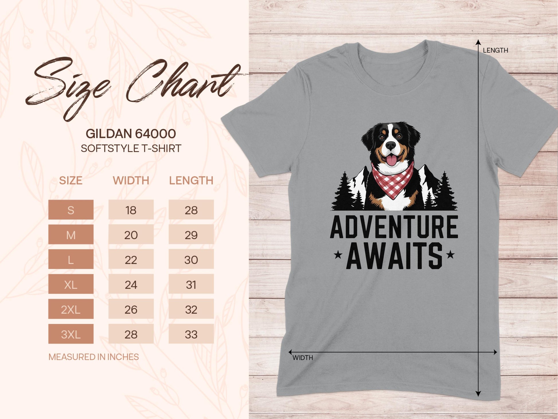 Adventure Awaits with Happy Dog T-shirt product type