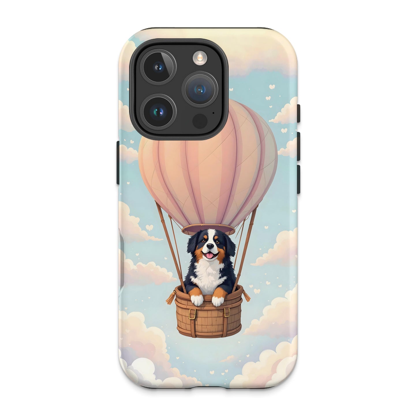 Adorable Dog in Hot Air Balloon Phone Case product