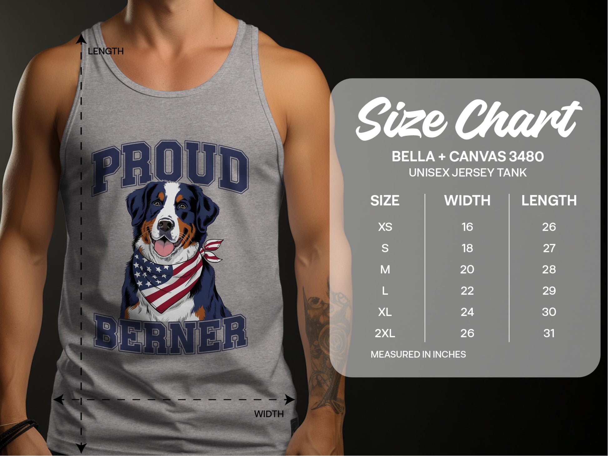 Proud Berner Graphic Unisex Jersey Tank product