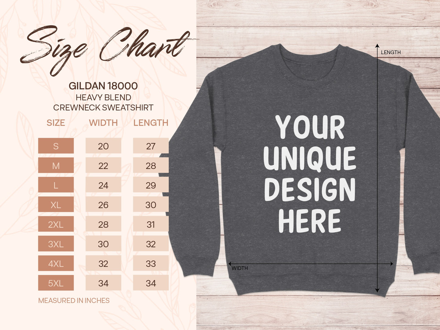 Customizable Gildan Heavy Blend Crewneck Sweatshirt product type