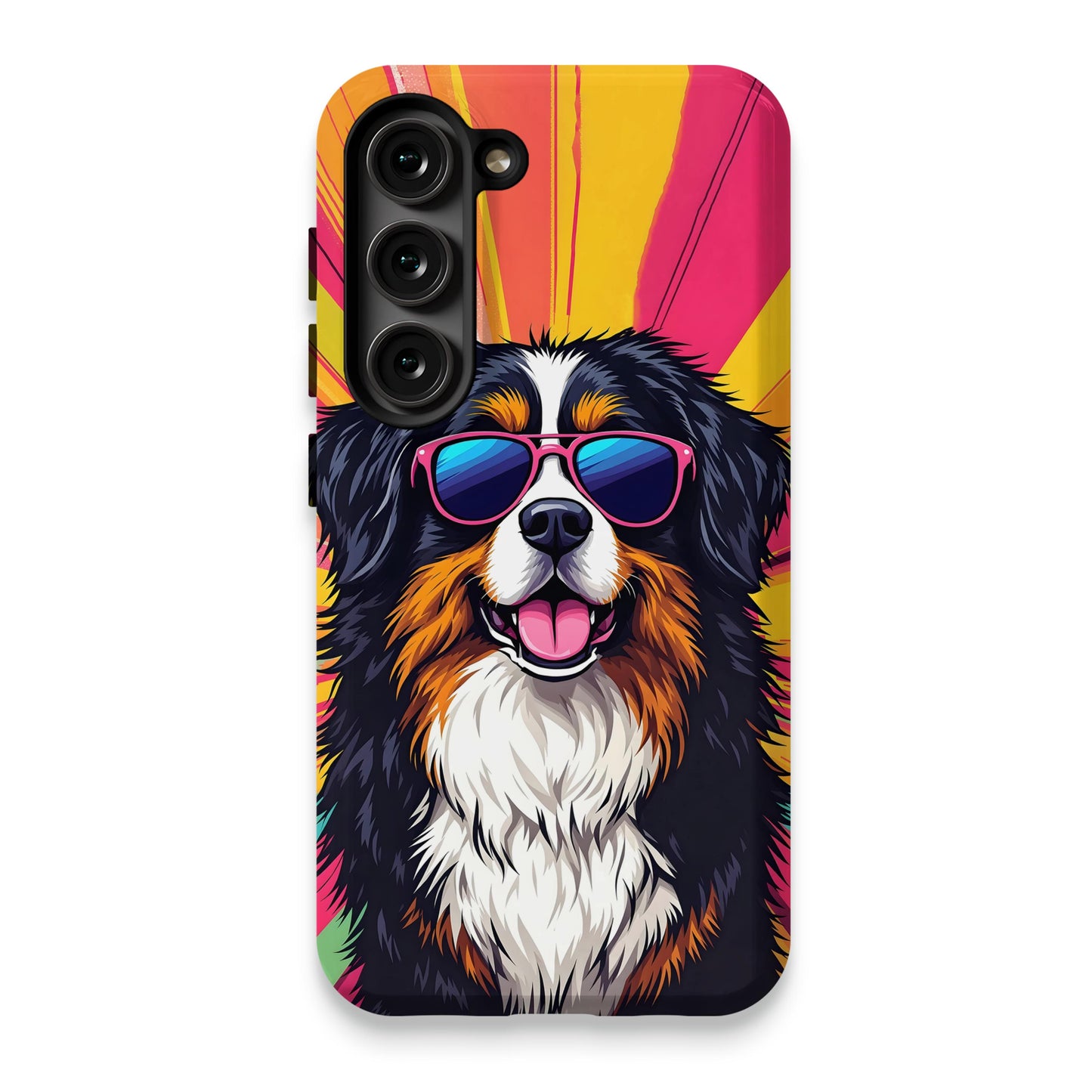 Cool Colorful Sunglasses Dog Art Phone Case product