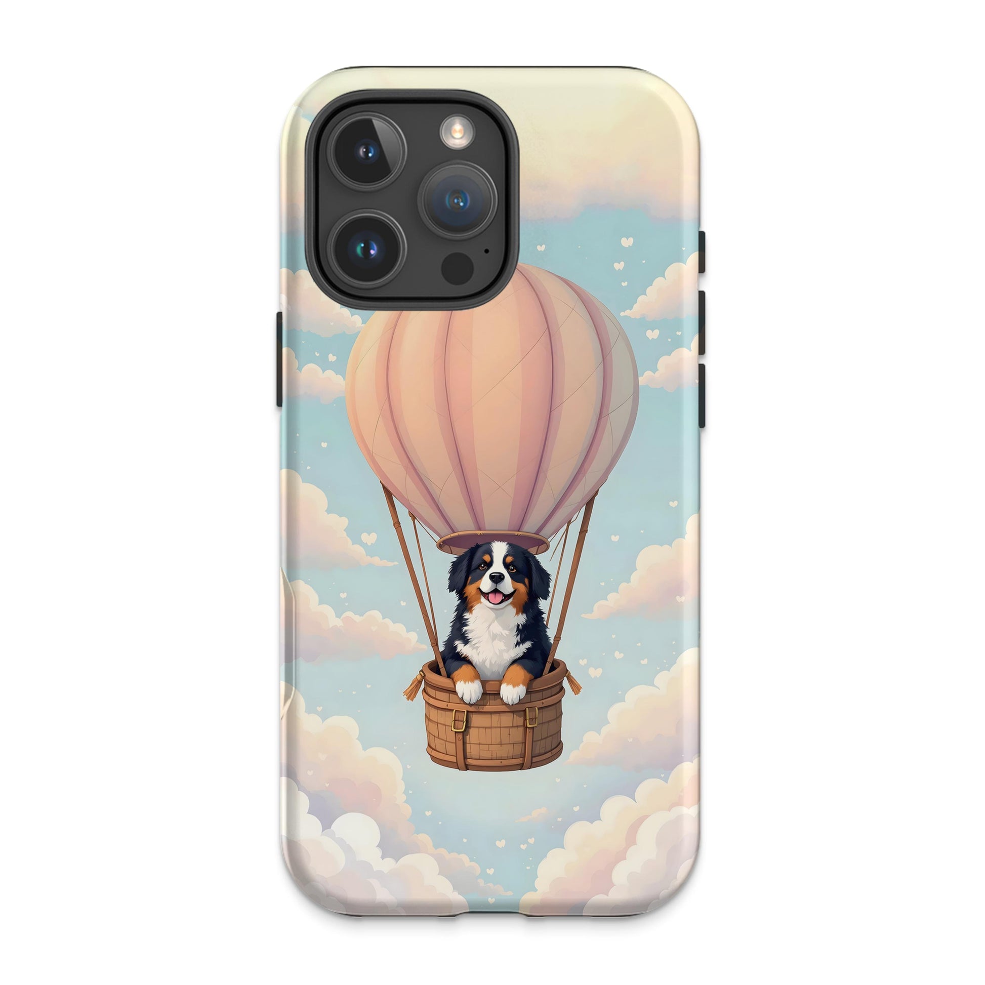 Hot Air Balloon Dog Art Phone Case product