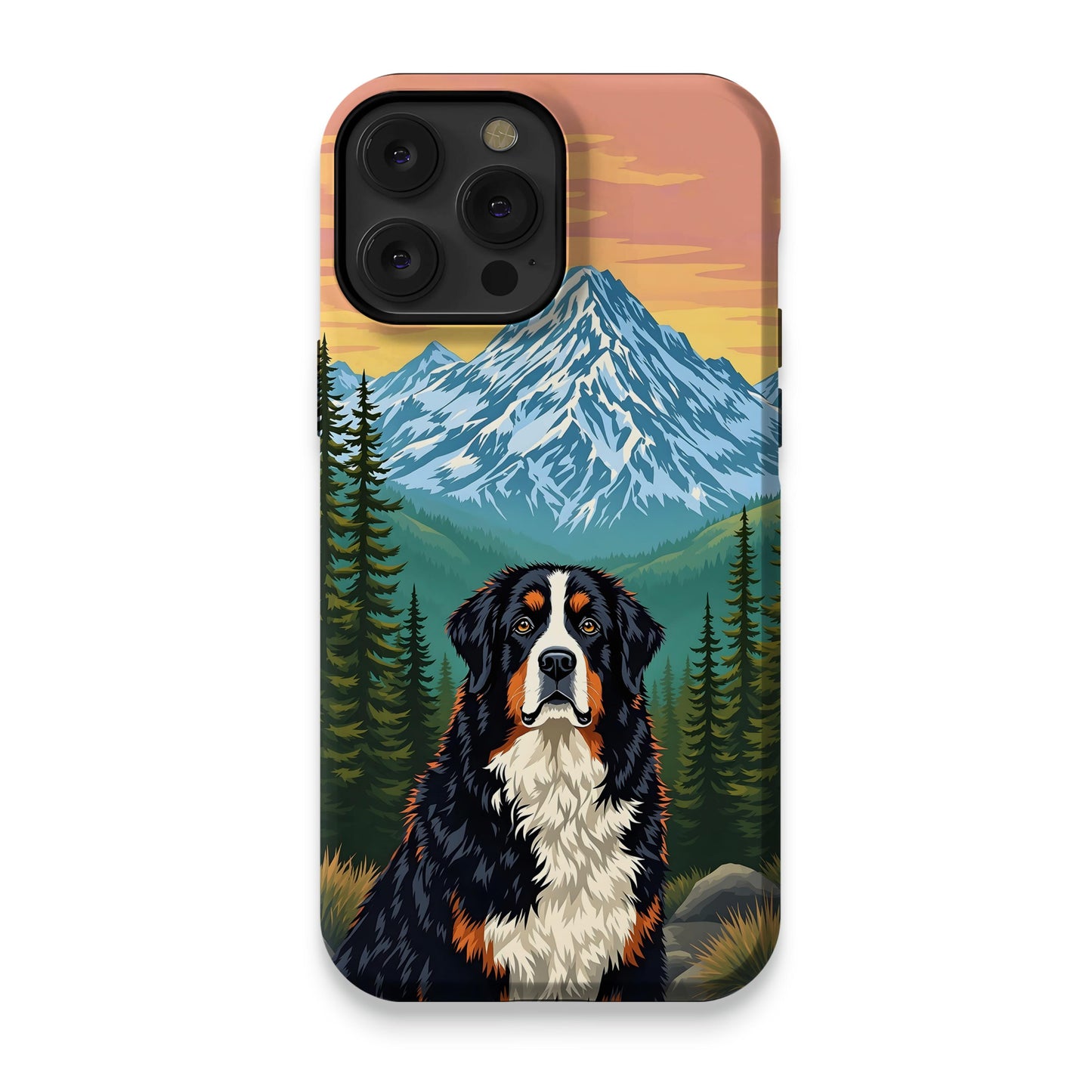Mountain Dog Illustration Phone Case product