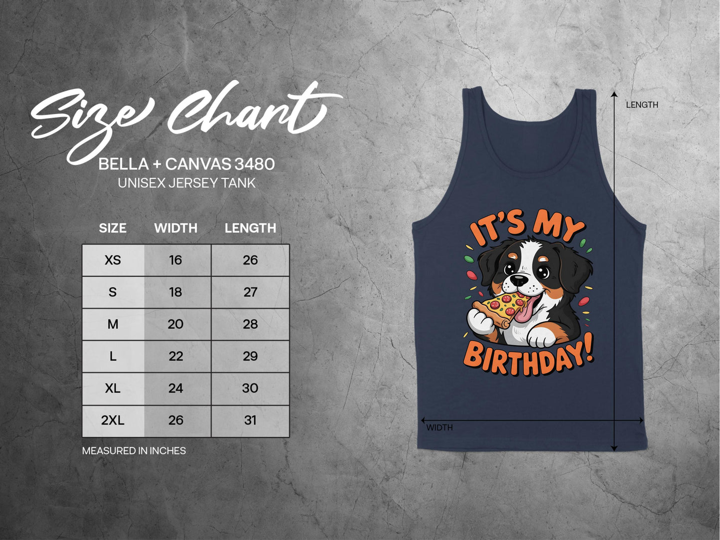 Cute Dog Eating Pizza It's My Birthday Tank product