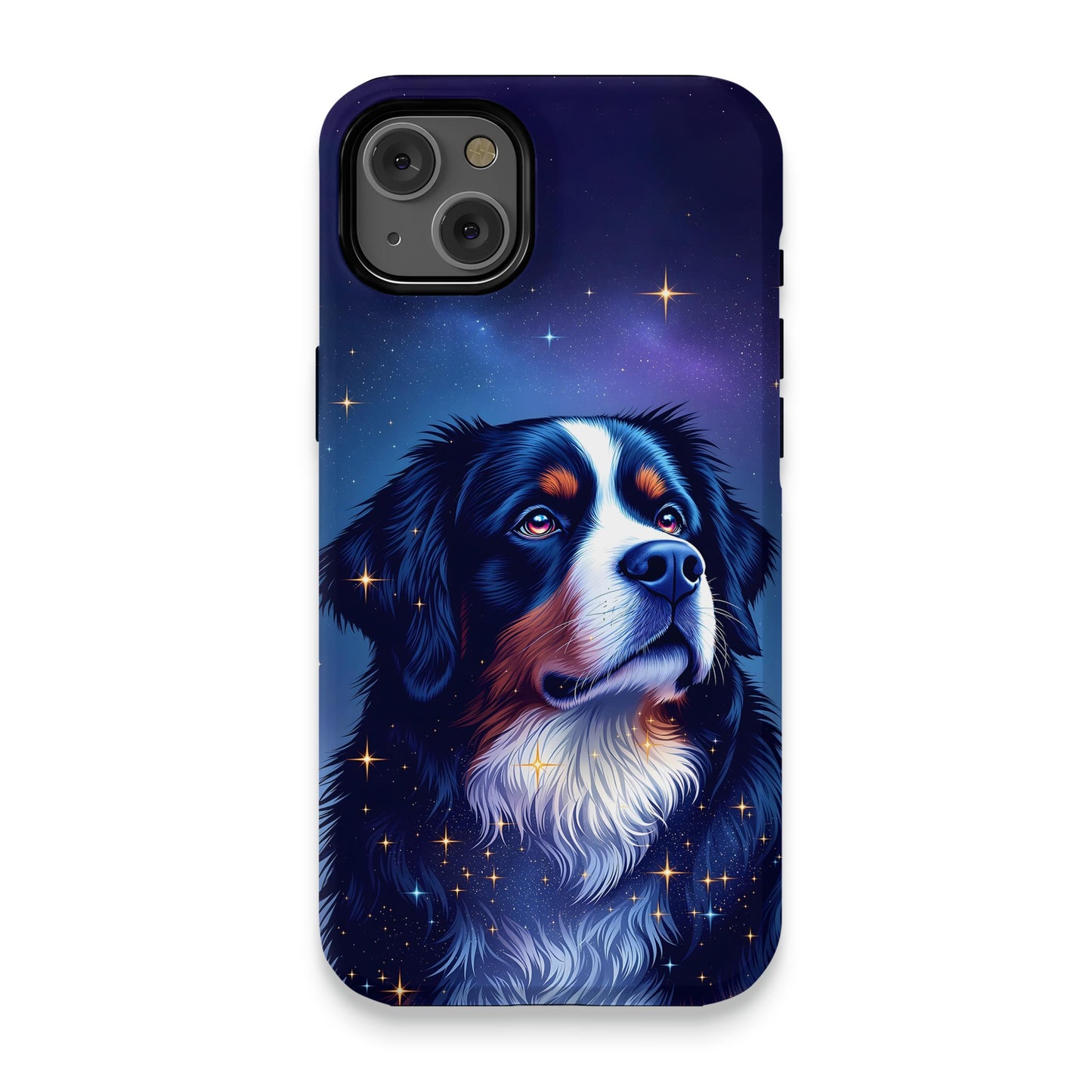 Starry Night Bernese Mountain Dog Phone Case product