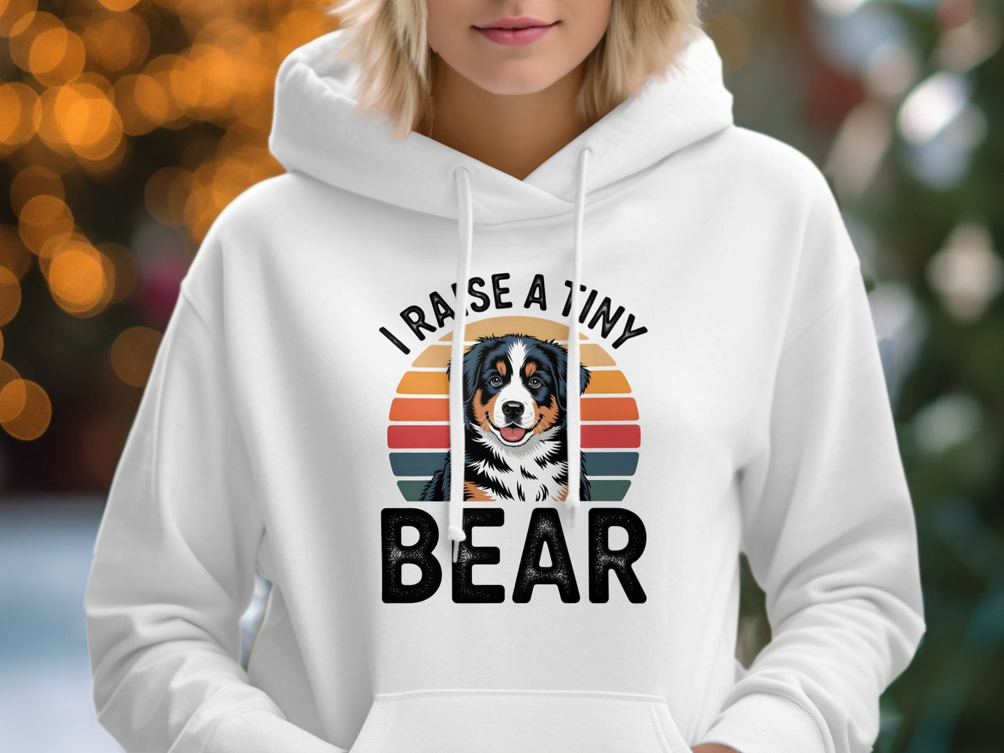 I Raise a Tiny Bear Dog Hoodie Cute Pet Lover product