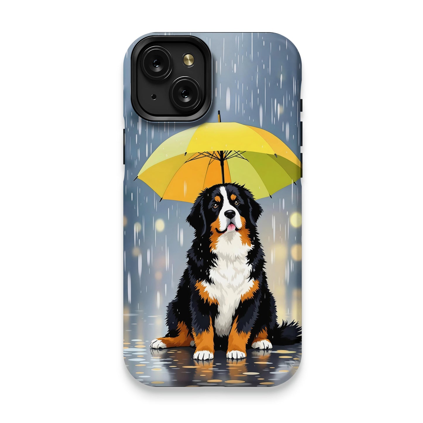 Cute Dog with Umbrella iPhone Case product type