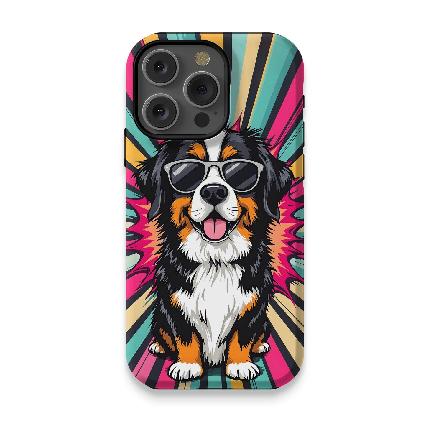 Stylish Sunglasses Dog Art Phone Case product