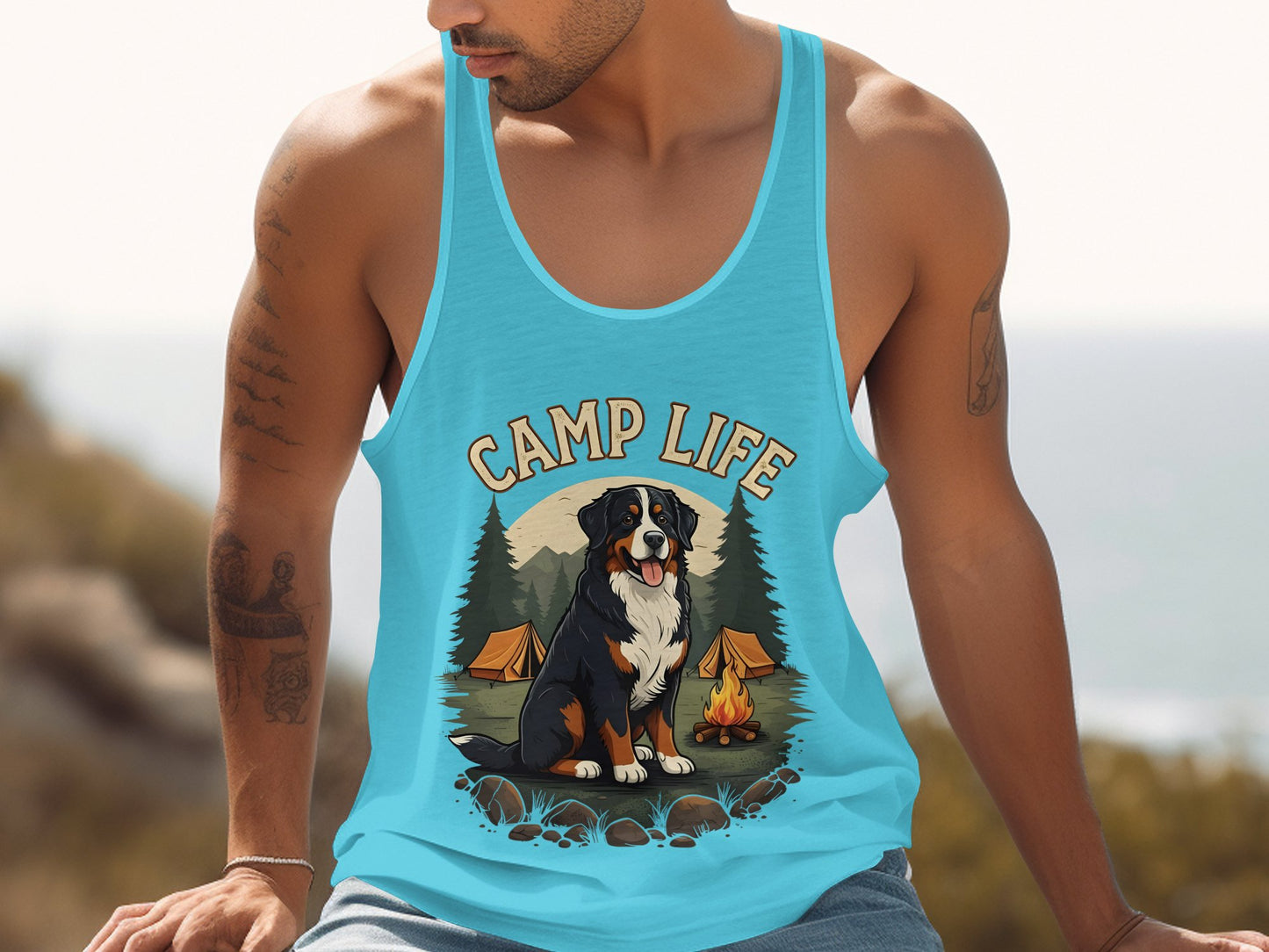 Camp Life Themed Sleeveless Shirt product