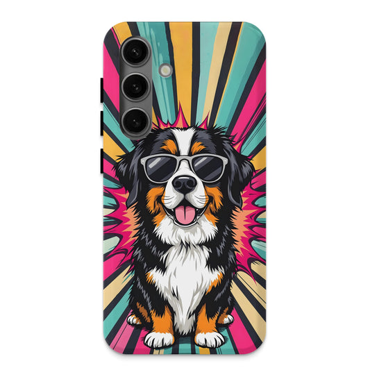 Stylish Sunglasses Dog Art Printed Phone Case product
