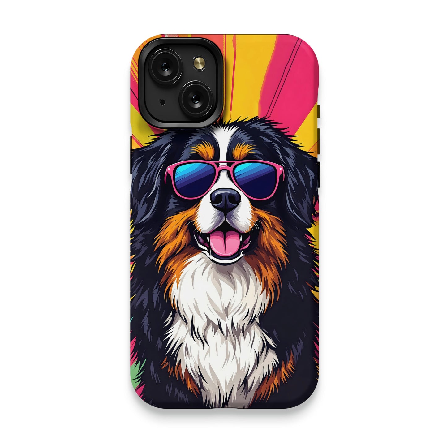 Cool Dog with Sunglasses Design Phone Case product