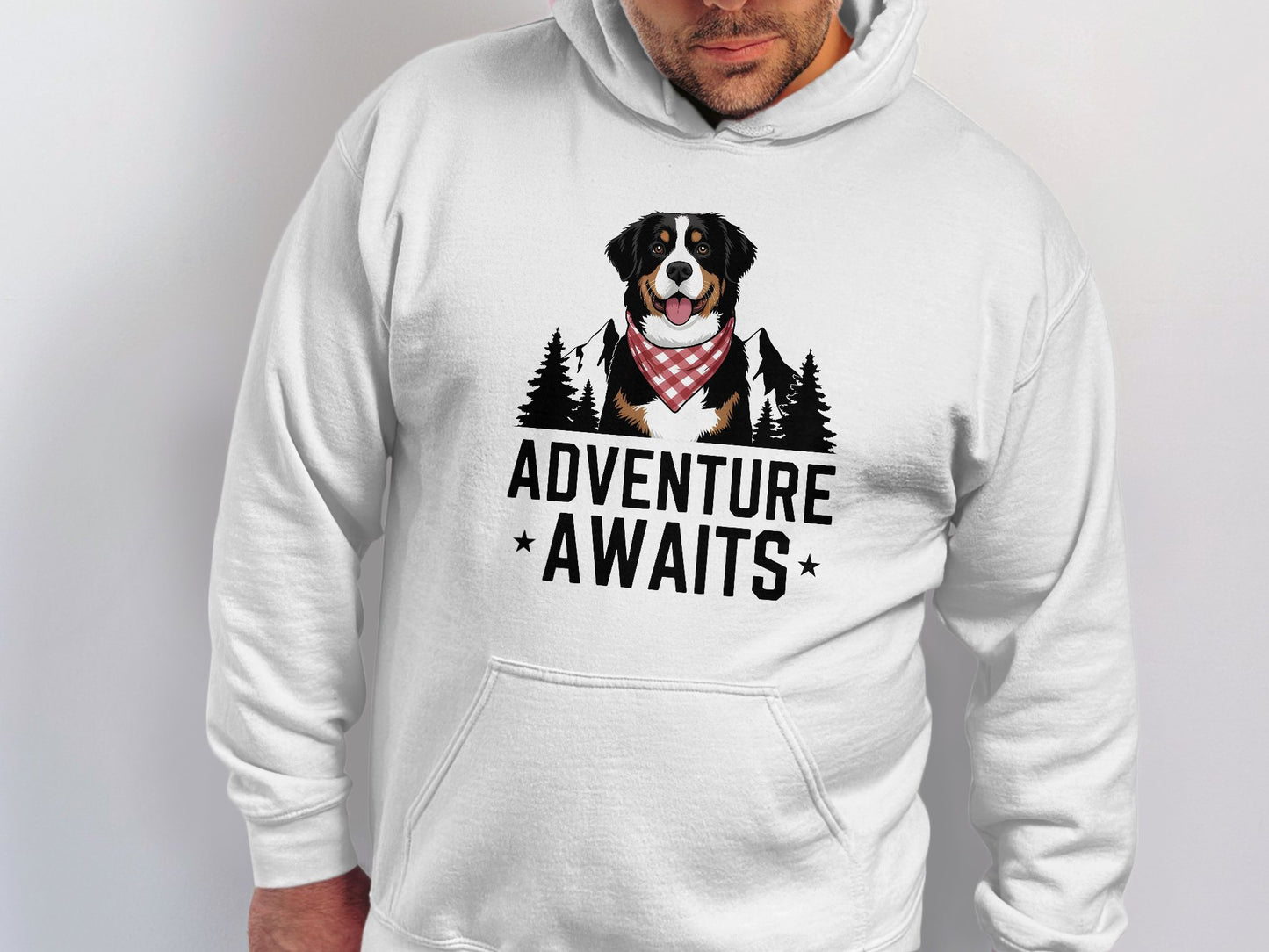 Adventure Awaits Dog Hoodie Unisex Graphic product