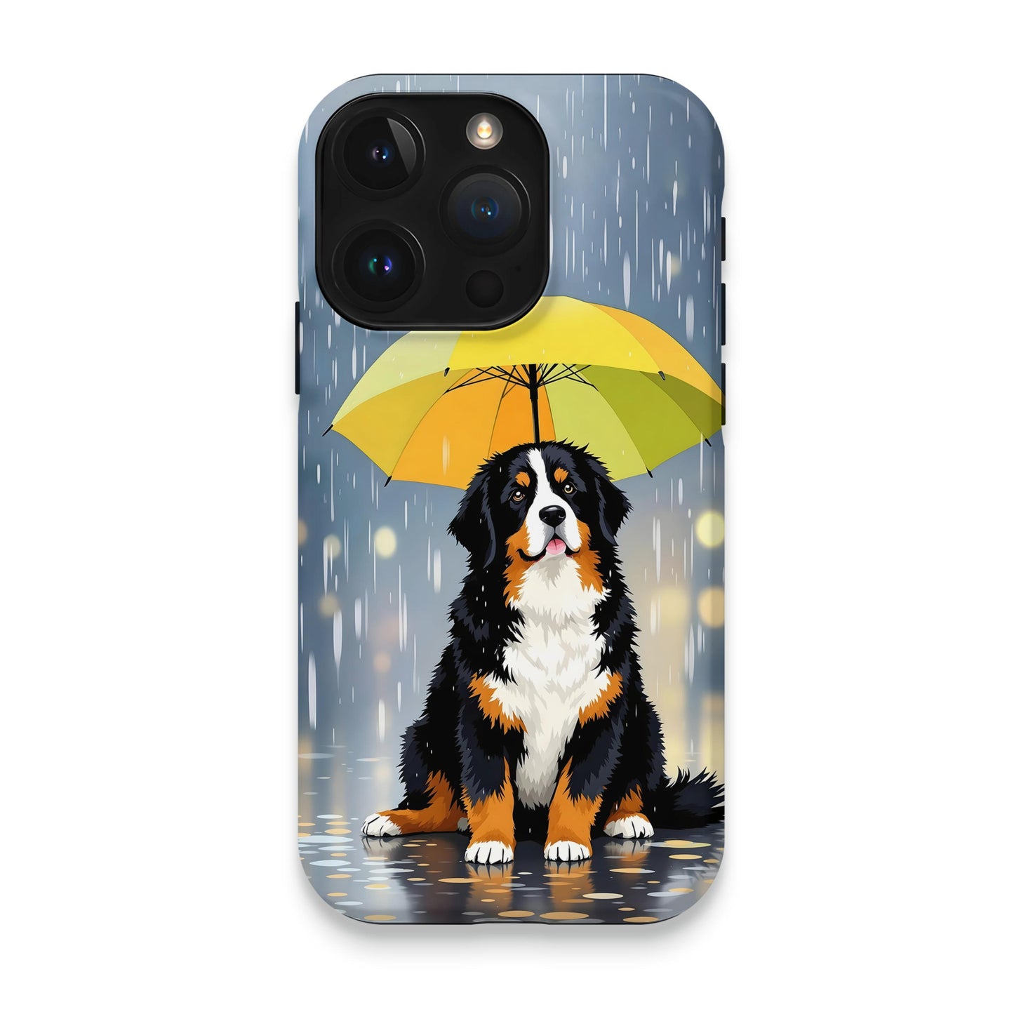 Adorable Dog with Umbrella Phone Case product type