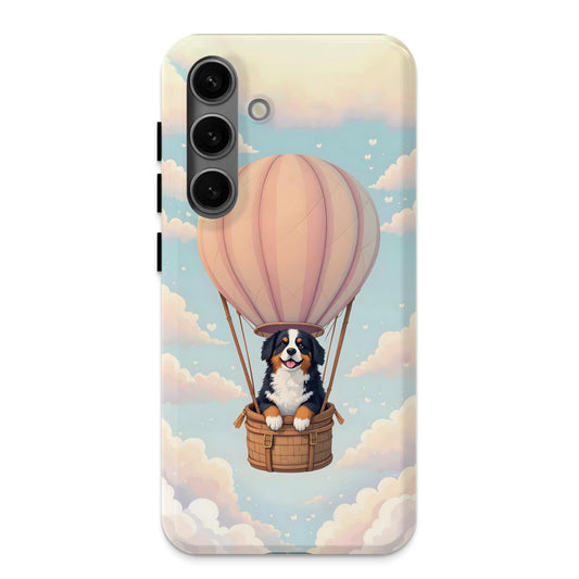 Adorable Hot Air Balloon Dog Design Phone Case product