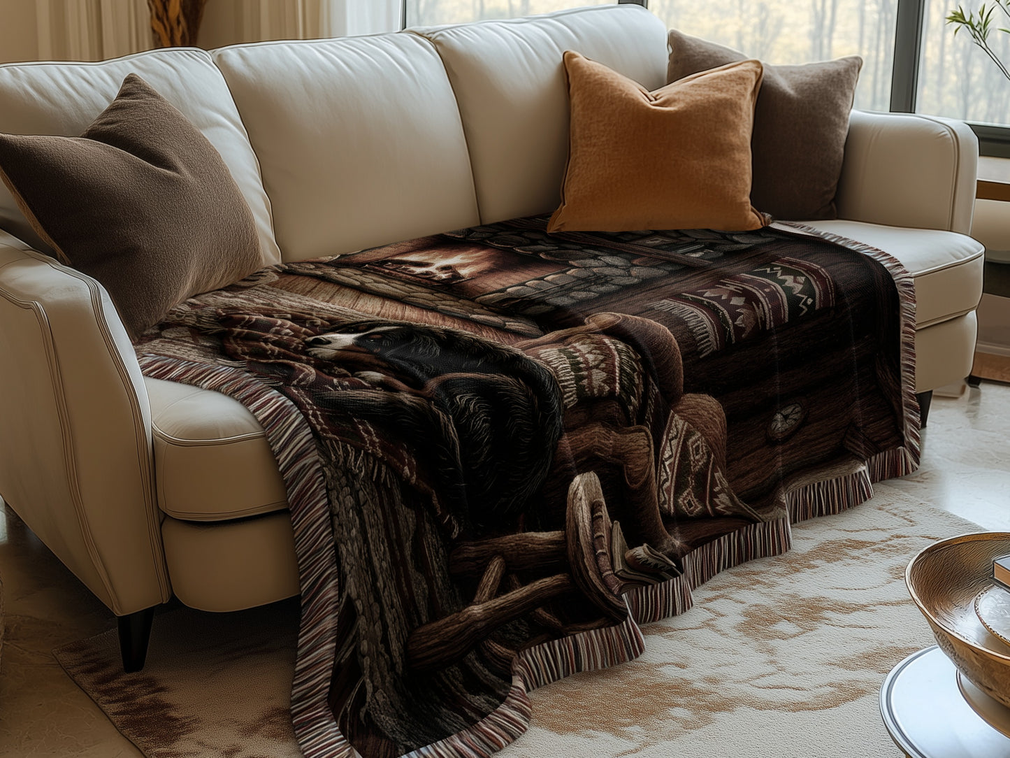 Bernese Mountain Dog Cozy Retreat Blankets