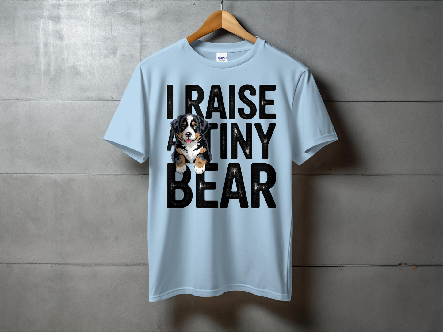 I Raise A Tiny Bear Printed T-Shirt product type