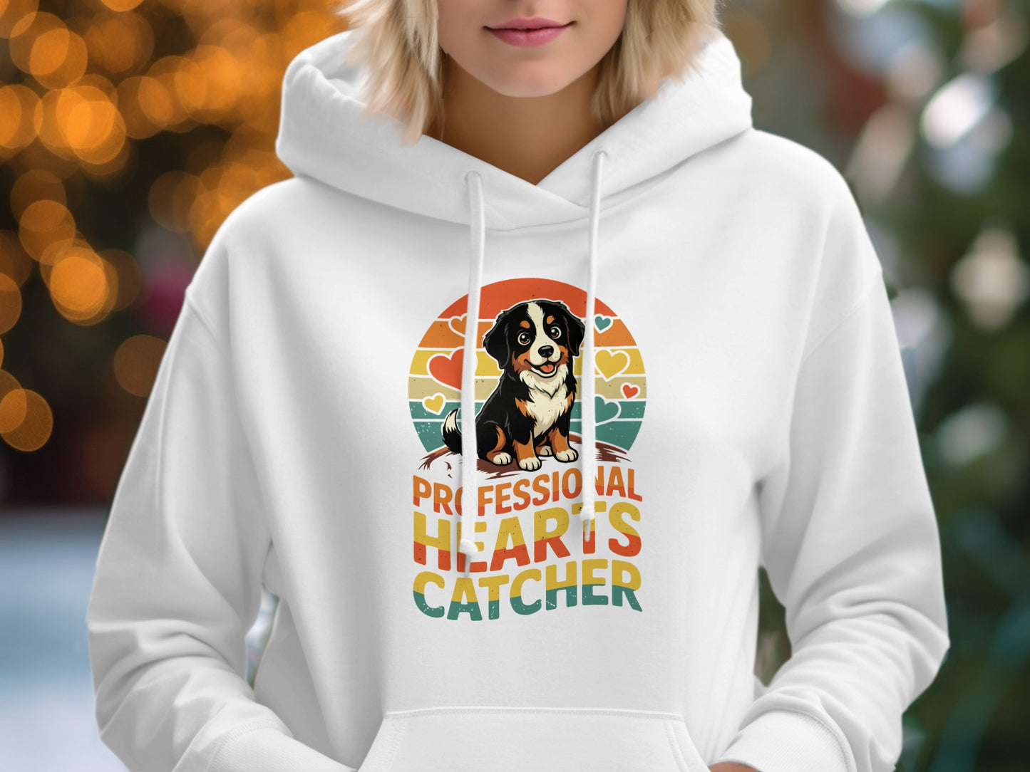 Professional Heart's Catcher Dog Lover Hoodie
