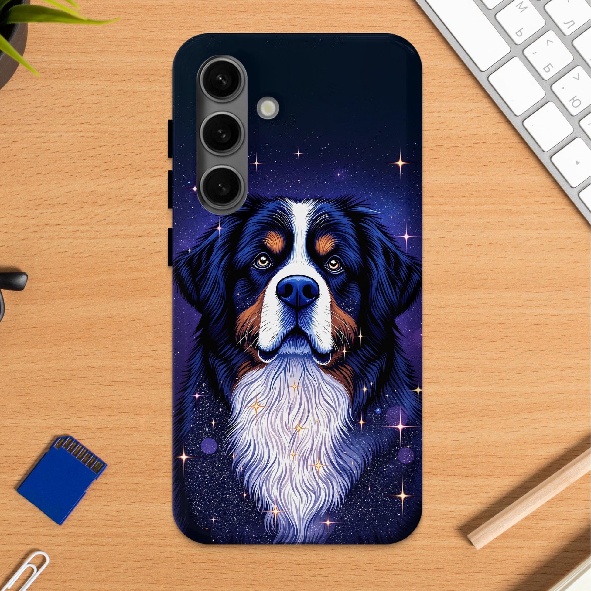 Stunning Starry Night Dog Art Phone Case product