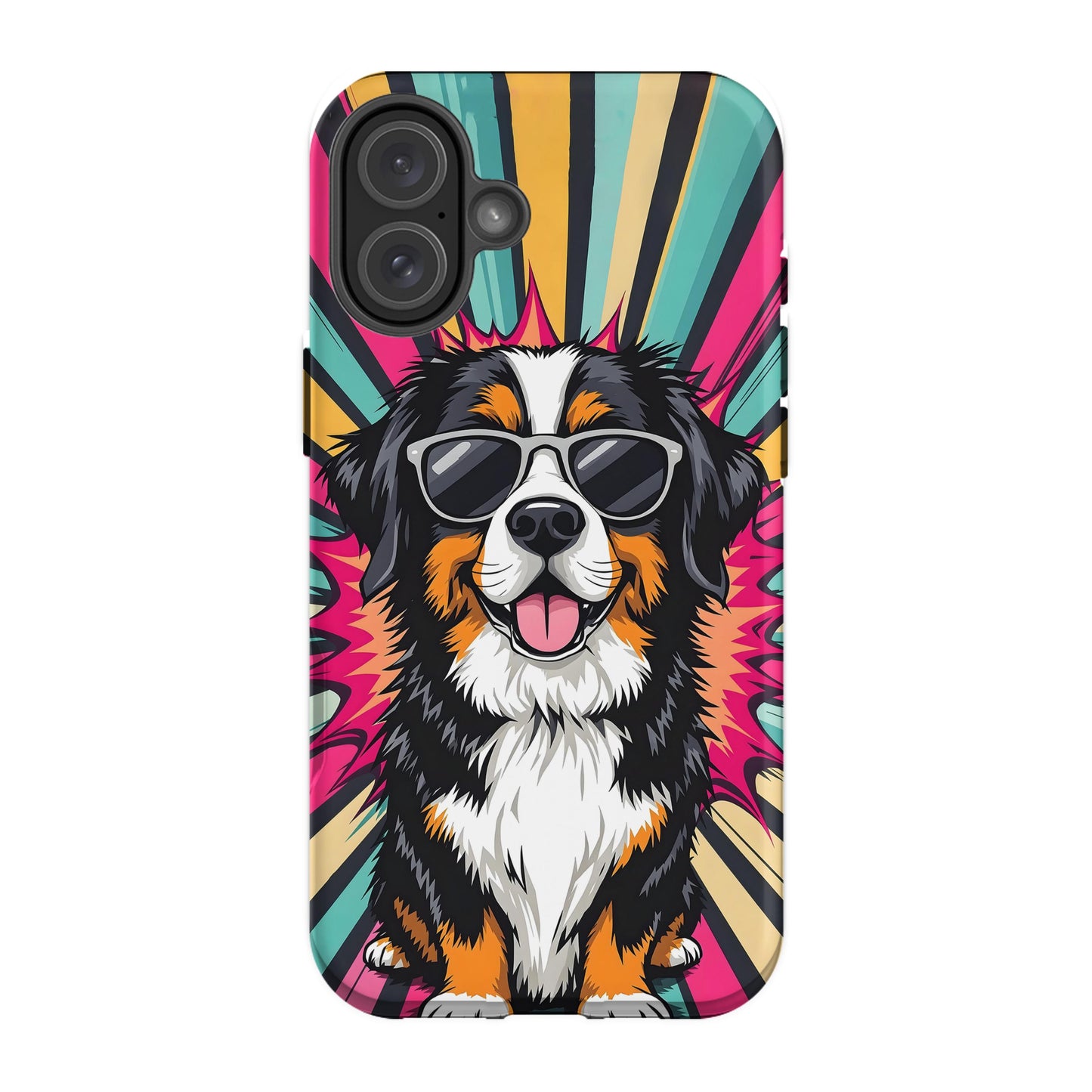 Stylish Dog with Sunglasses Design Phone Case product