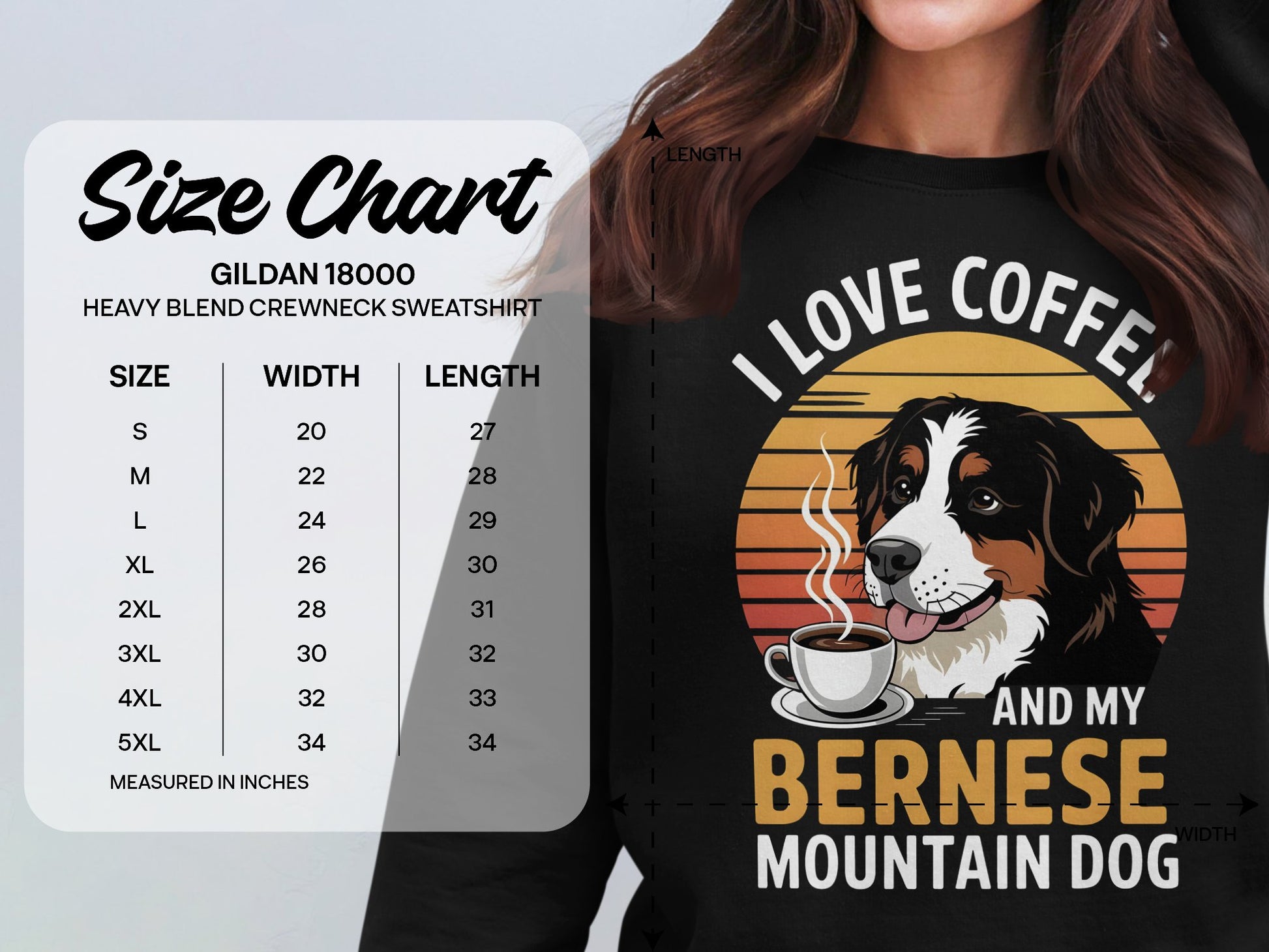 I Love Coffee And My Bernese Mountain Dog Sweatshirt product