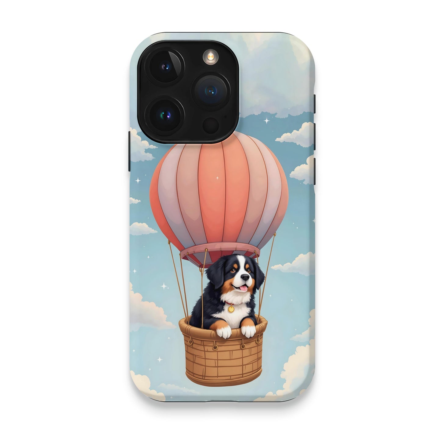 Adorable Dog in Hot Air Balloon Phone Case product