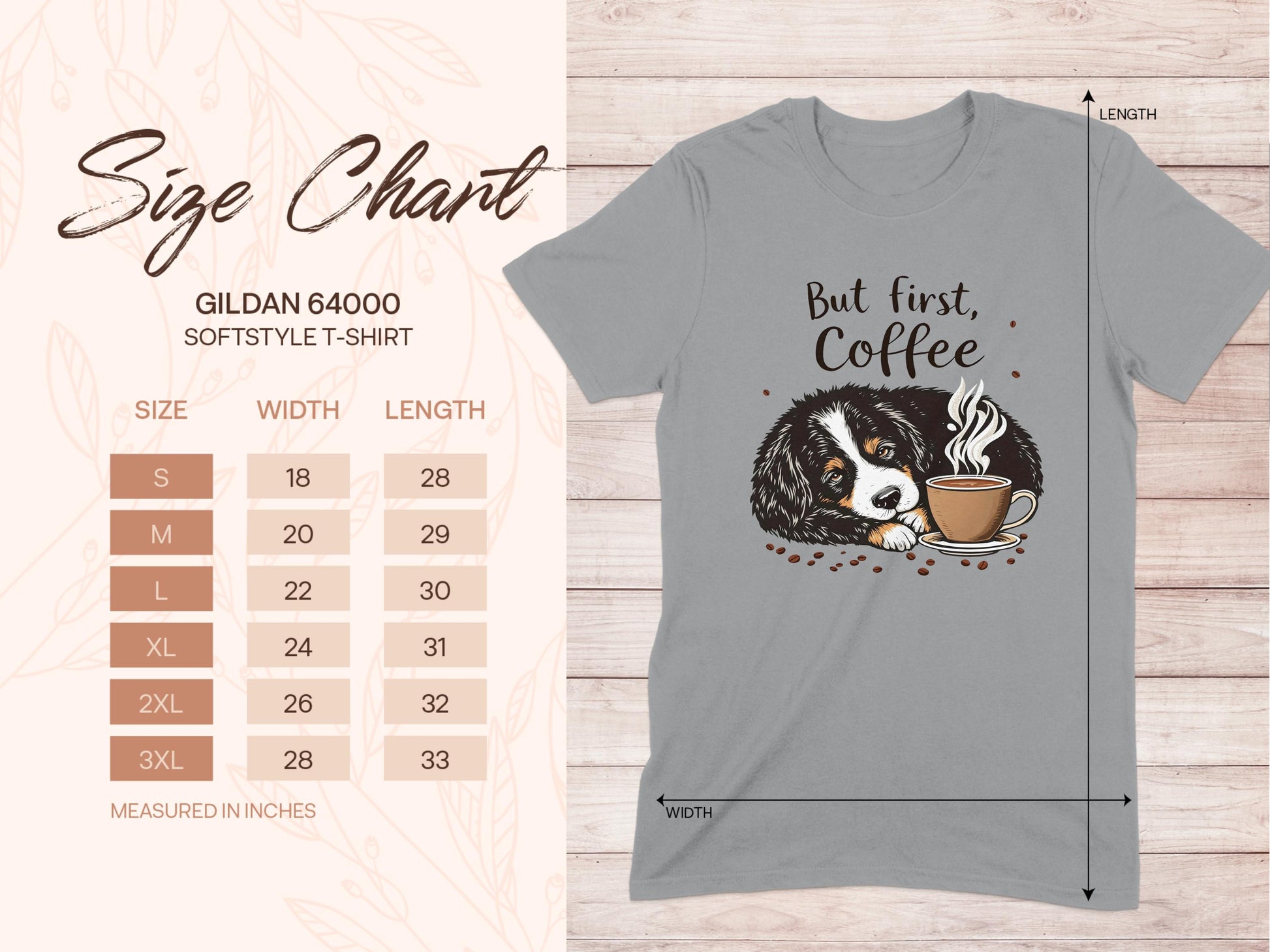 But first Coffee printed t-shirt product