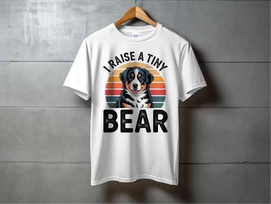 I Raise A Tiny Bear Dog Lover Graphic Tee product type