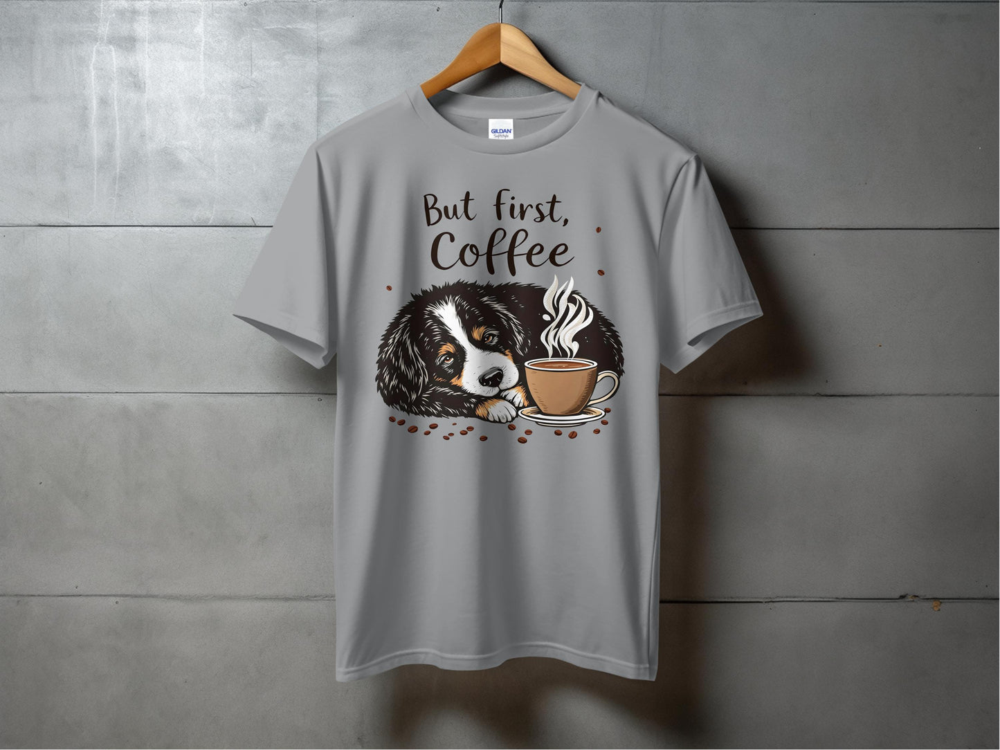 But First Coffee Dog Lover Graphic Tee Shirt product