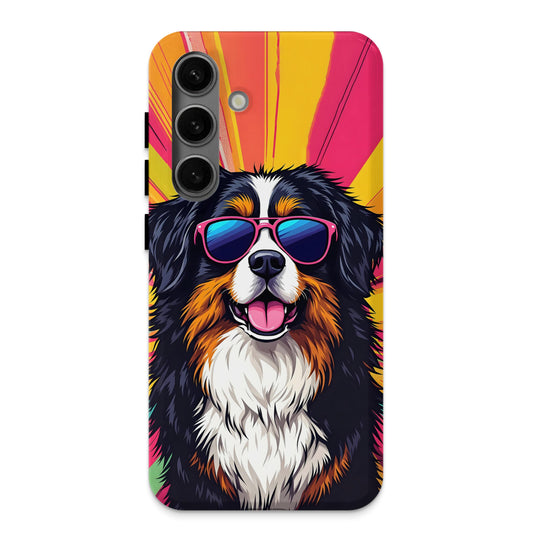 Stylish Sunglasses Dog Vibrant Design Phone Case product