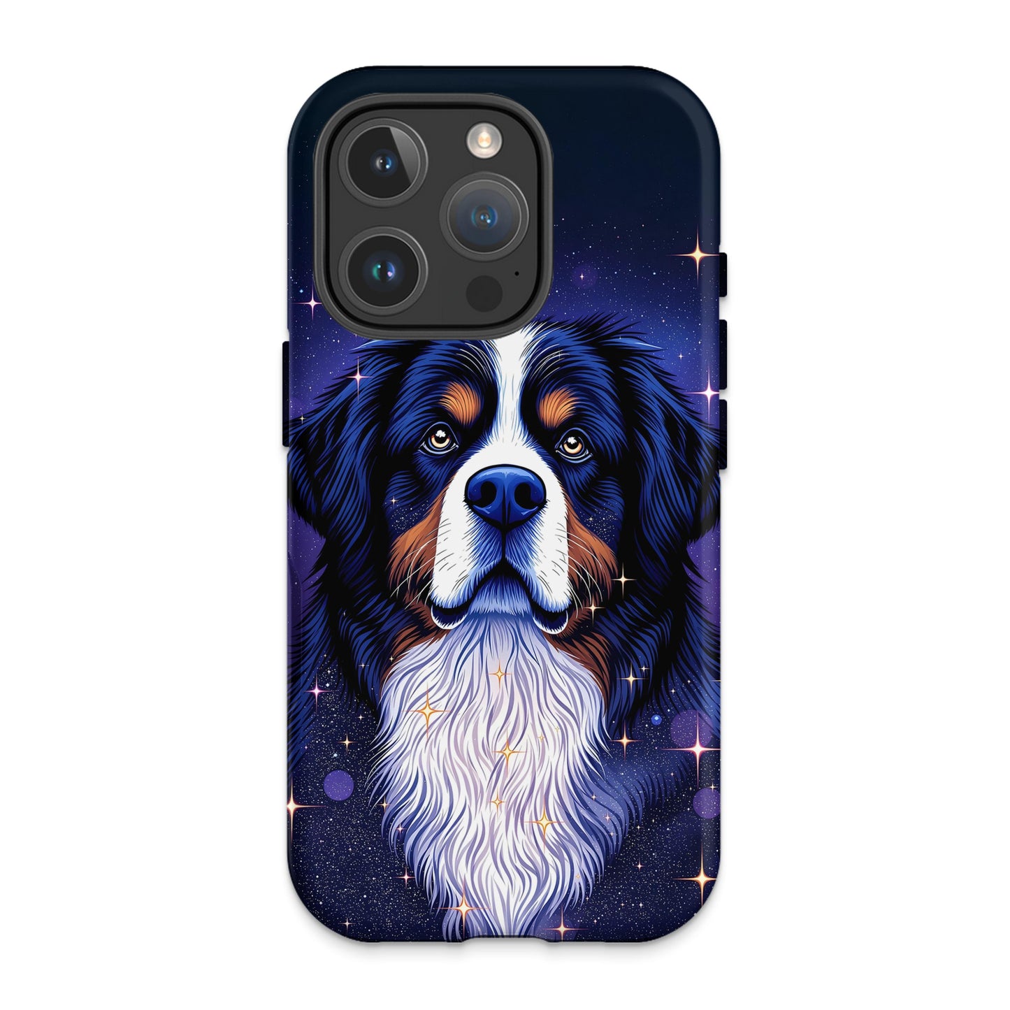 Starry Sky Dog Print Protection Phone Case product