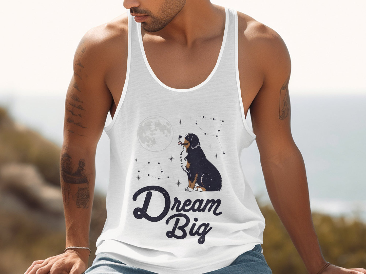 Dream Big Dog Tank Top for Inspiring Style product type