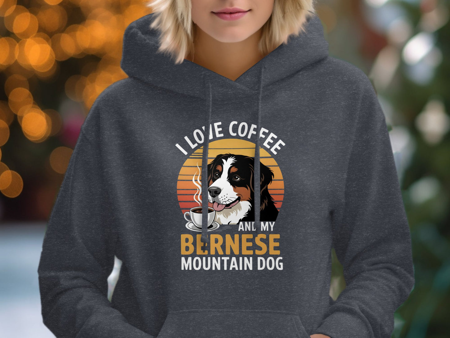 I Love Coffee and My Bernese Mountain Dog product type
