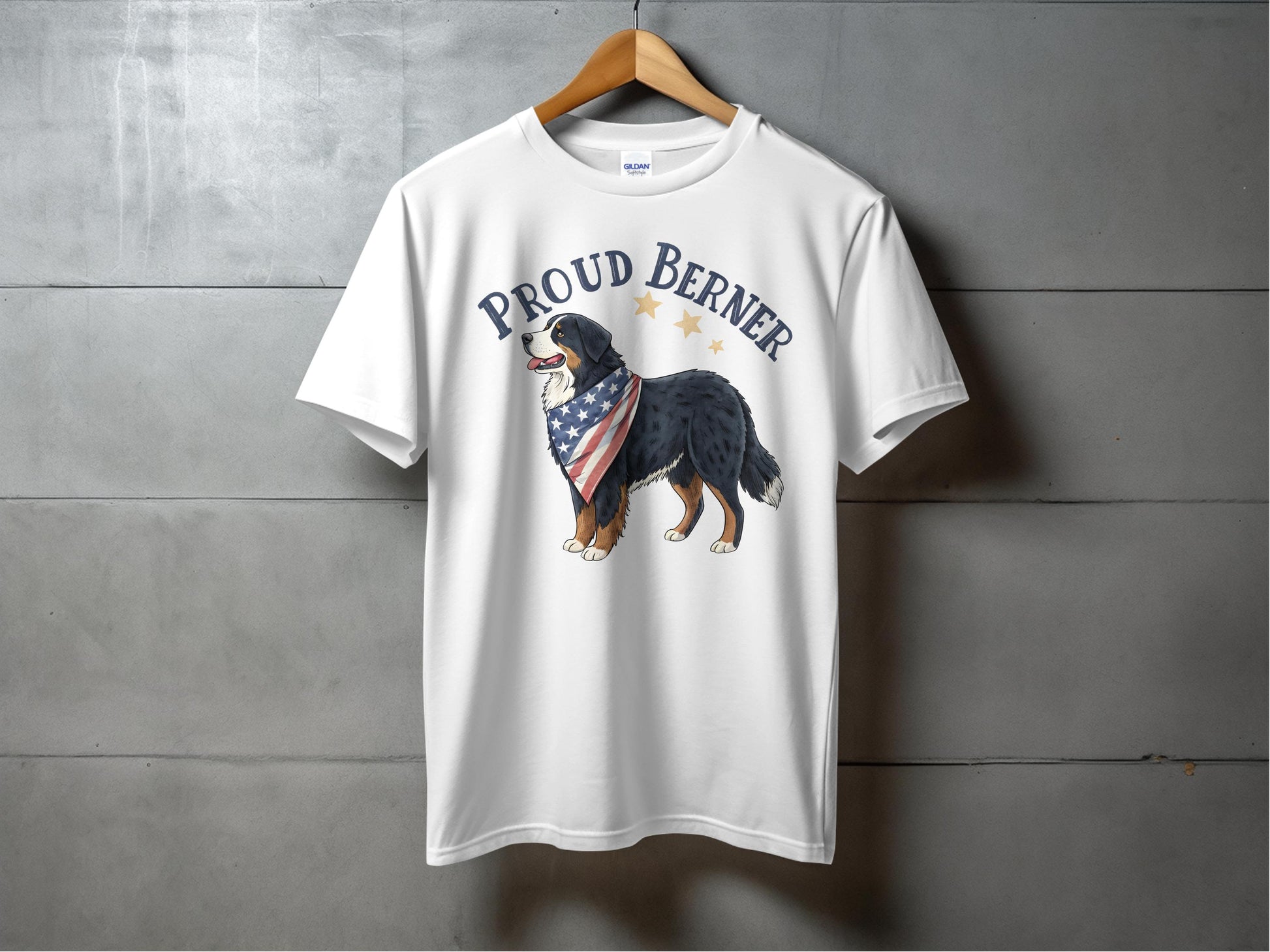 Proud Berner Graphic Patriotic Dog Lover T-shirt product